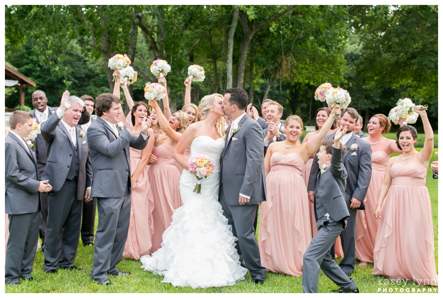 Pink and Grey Wedding Color Palette / Kasey Lynn Photography
