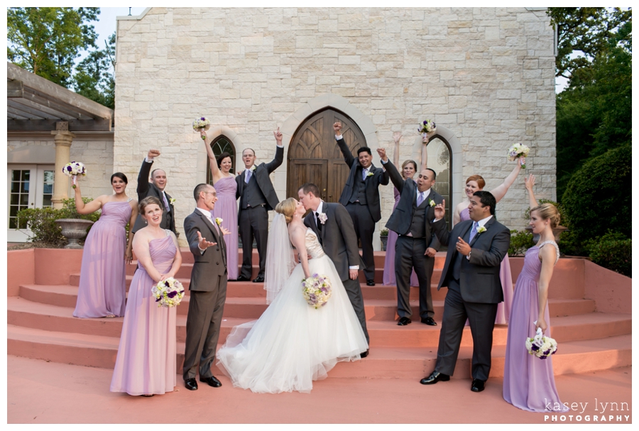 Purple and Grey Wedding Colors / Kasey Lynn Photography
