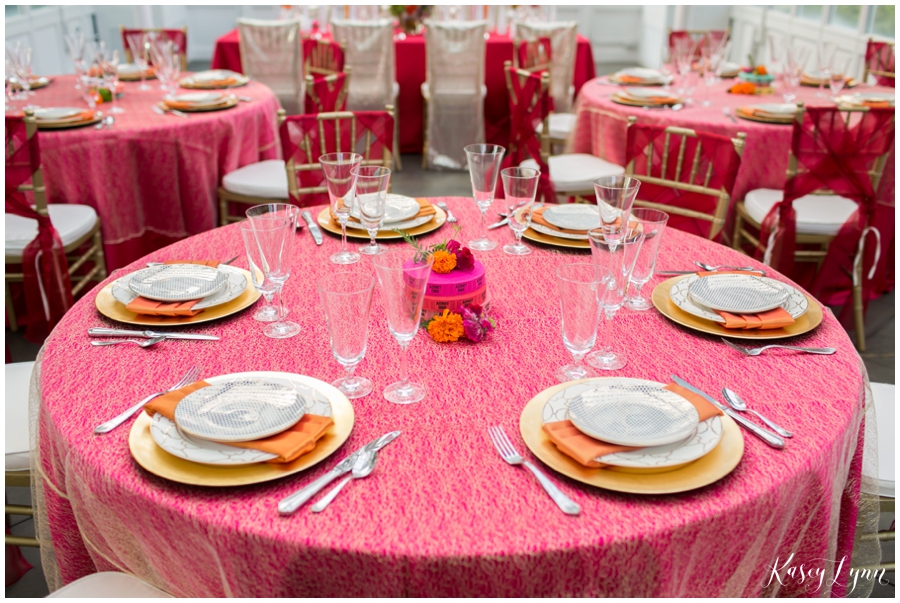 Red and Gold Linens / Kasey Lynn Photography