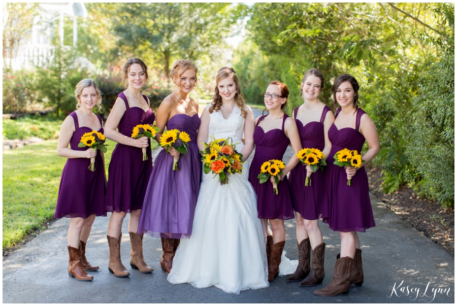 Purple Bridesmaid Dresses / Kasey Lynn Photography