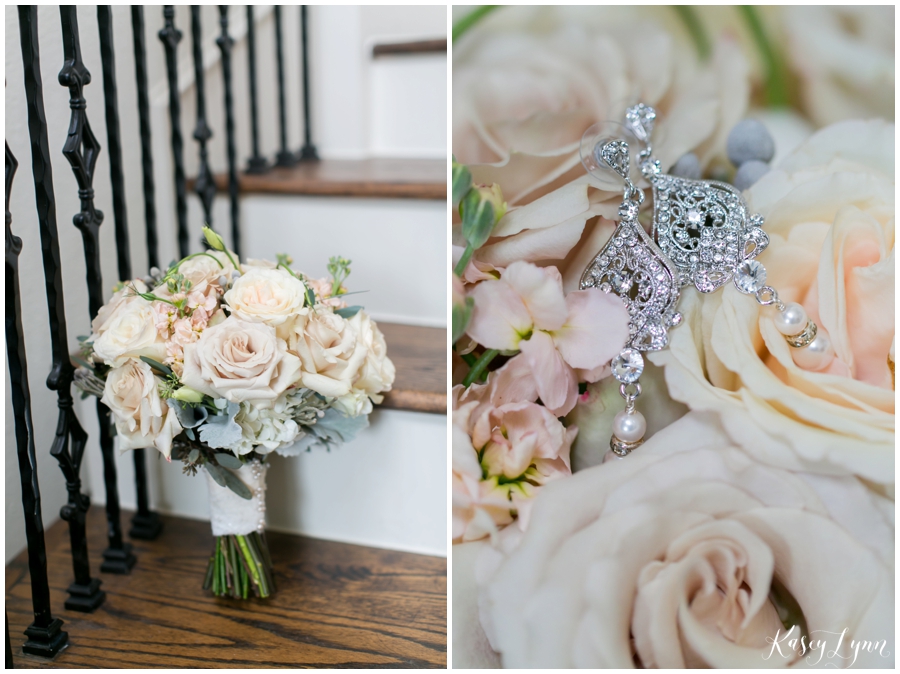 Neutral Colored Wedding Bouquet / Kasey Lynn Photography