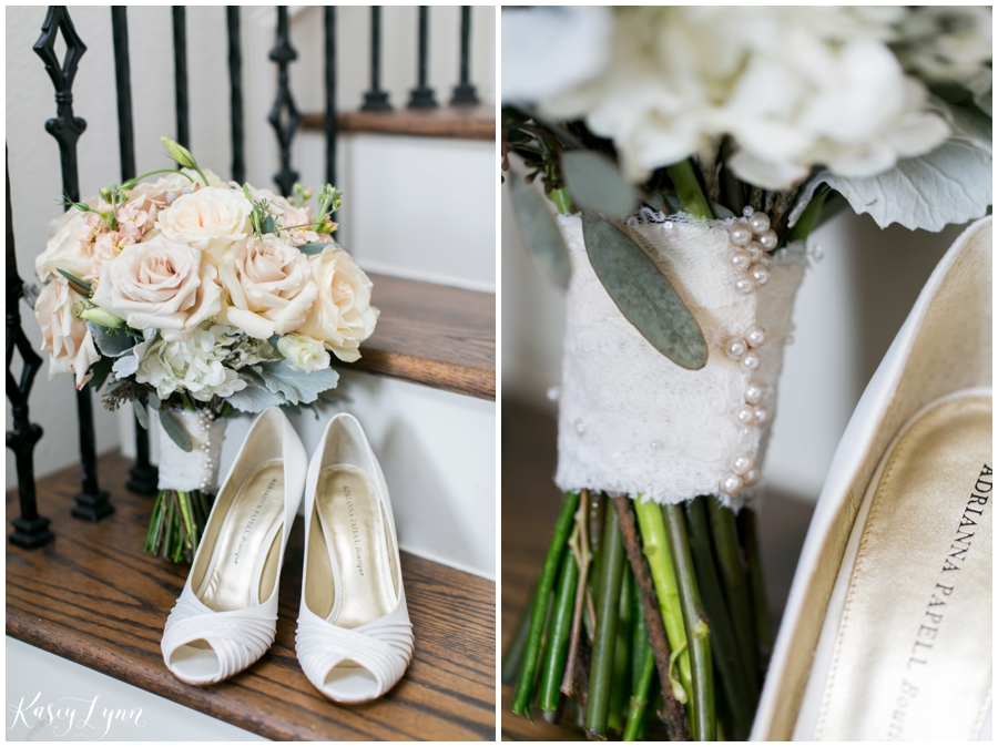Neutral Colored Wedding Bouquet / Kasey Lynn Photography