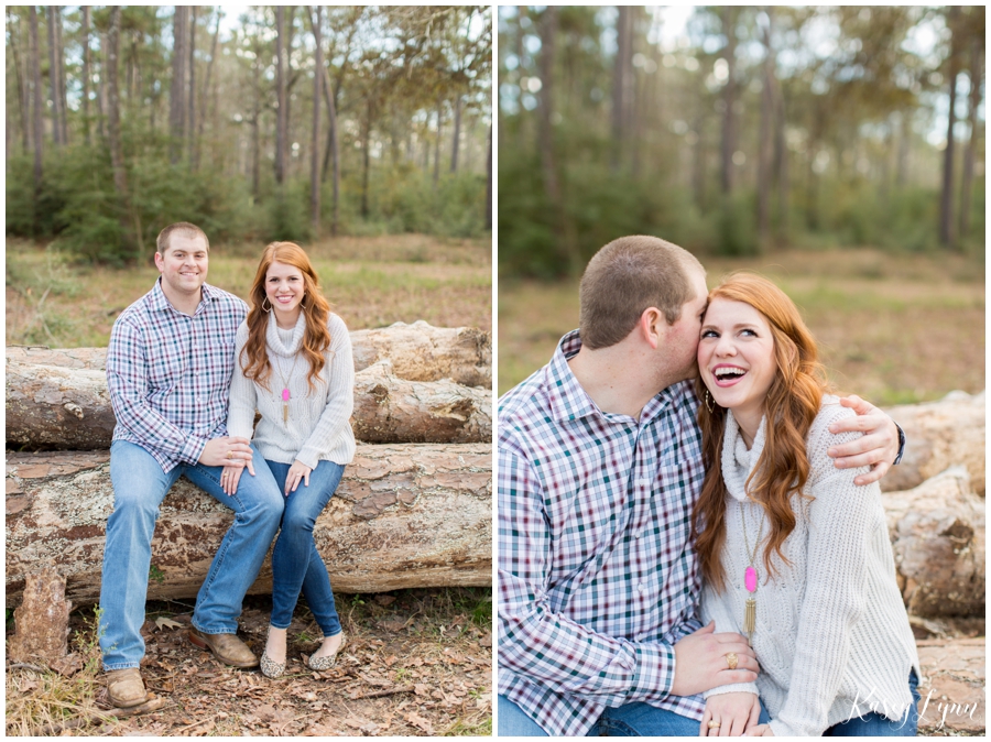Outdoor Engagement Session / The Woodlands TX / Kasey Lynn Photography
