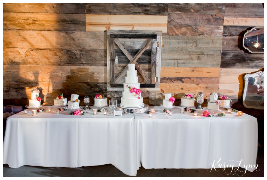 Cake Table / Kasey Lynn Photography