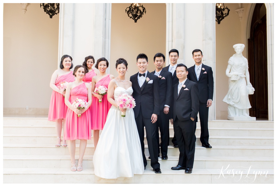 Pink Wedding Party Colors / Kasey Lynn Photography