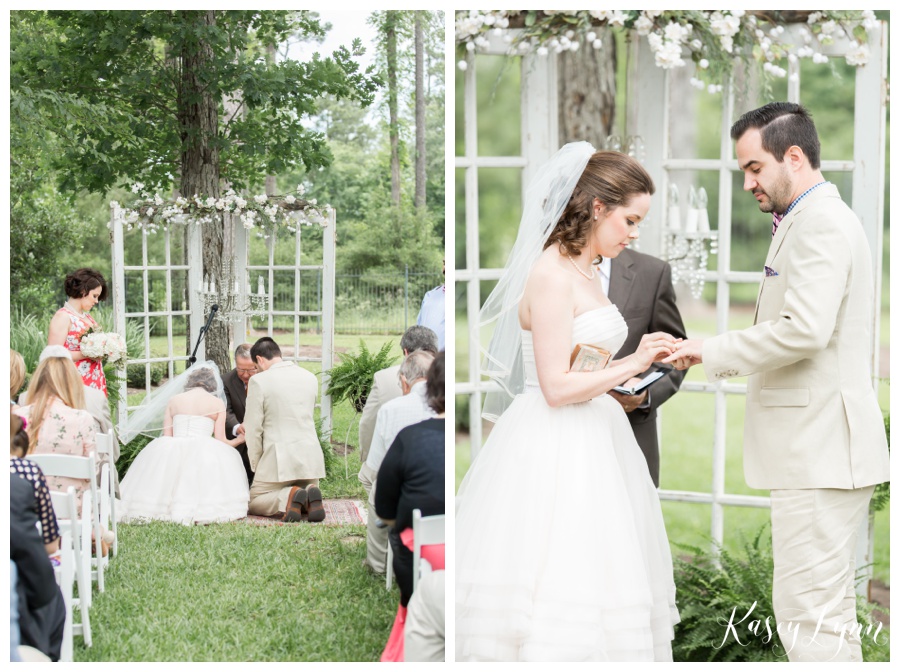 Backyard Wedding Houston TX / Kasey Lynn Photography