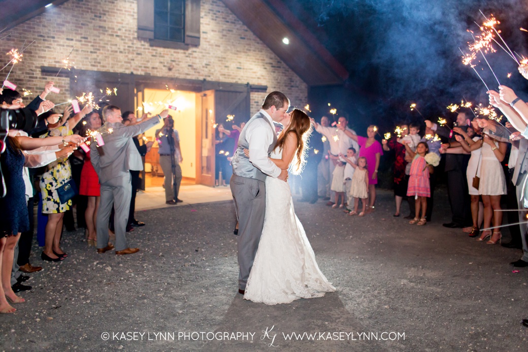 The Carriage House Sparkler Exit / Kasey Lynn Photography