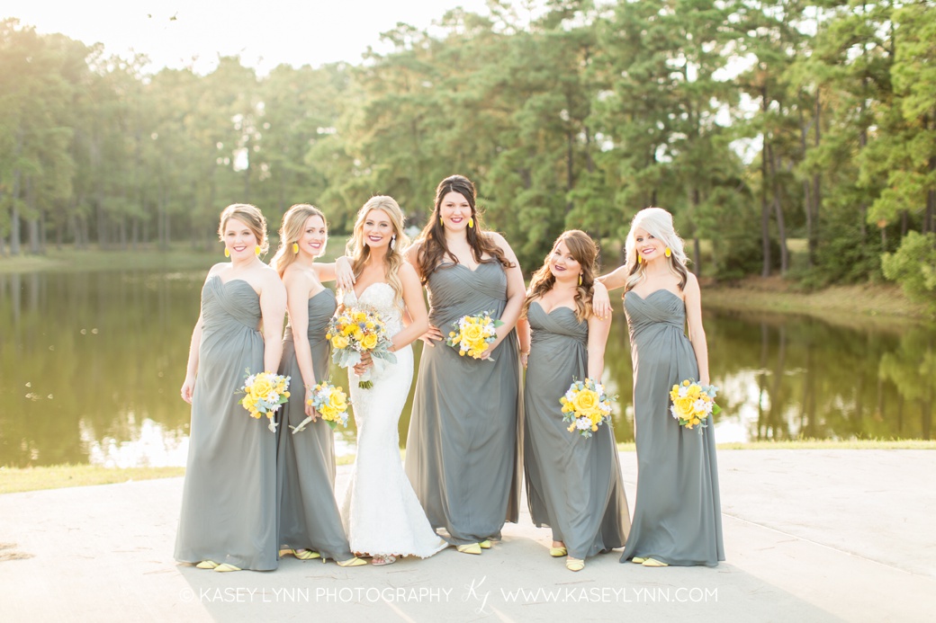 Grey and Yellow Wedding Colors / Kasey Lynn Photography