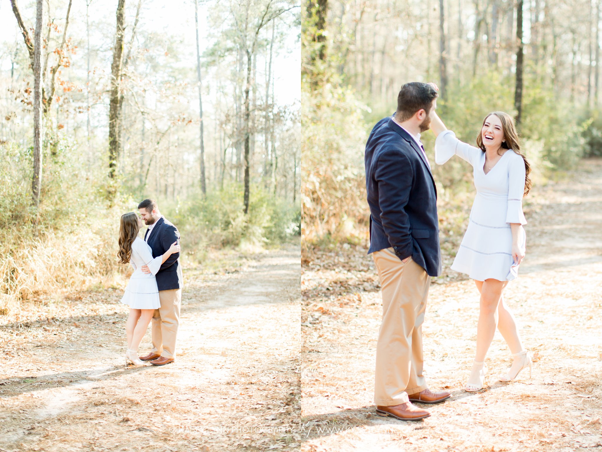 The Woodlands TX Engagement Session / Kasey Lynn Photography