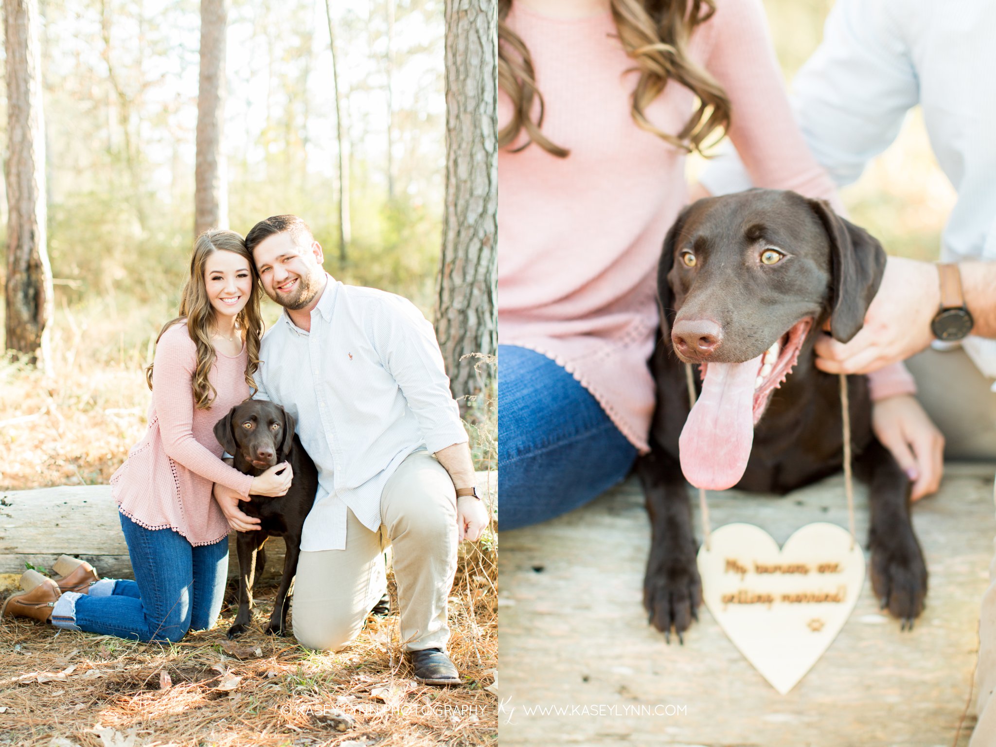 Engagement session with dogs / Kasey Lynn Photography