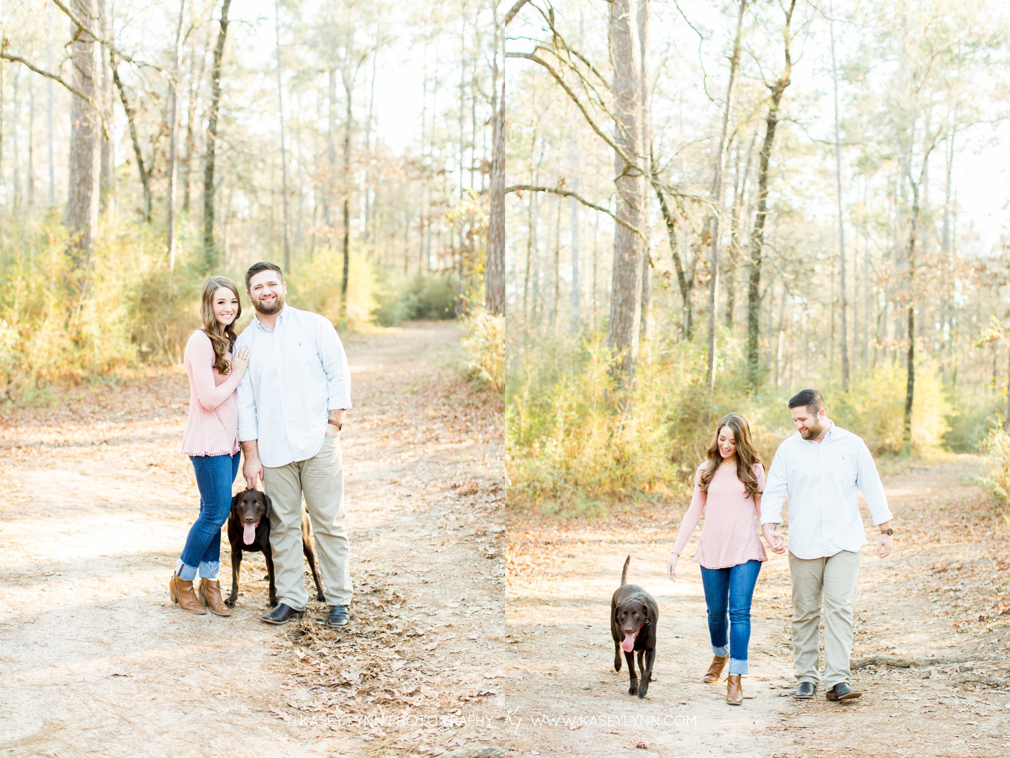 Engagement session with dogs / Kasey Lynn Photography