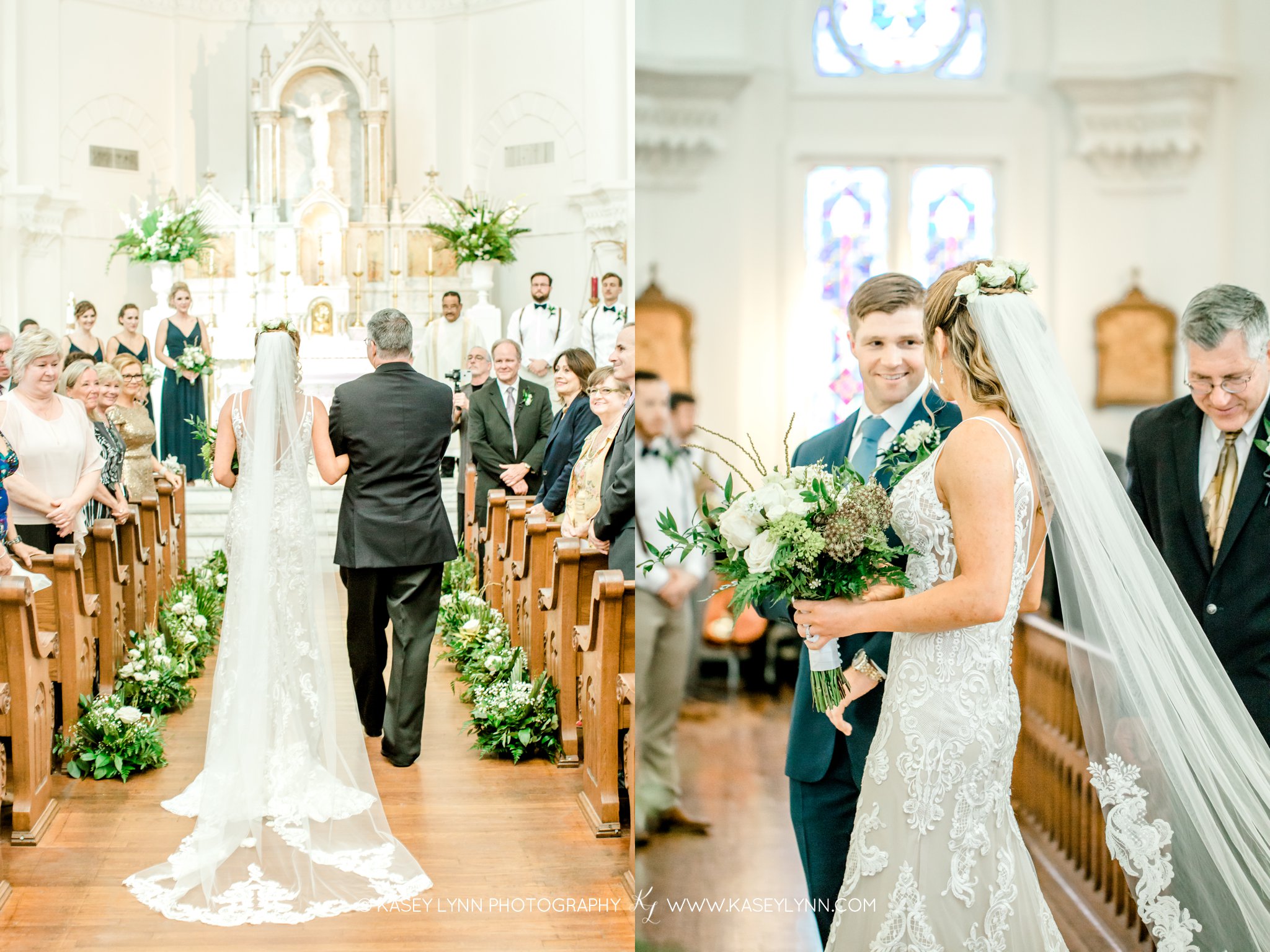 Sacred Heart Galveston Wedding / Kasey Lynn Photography