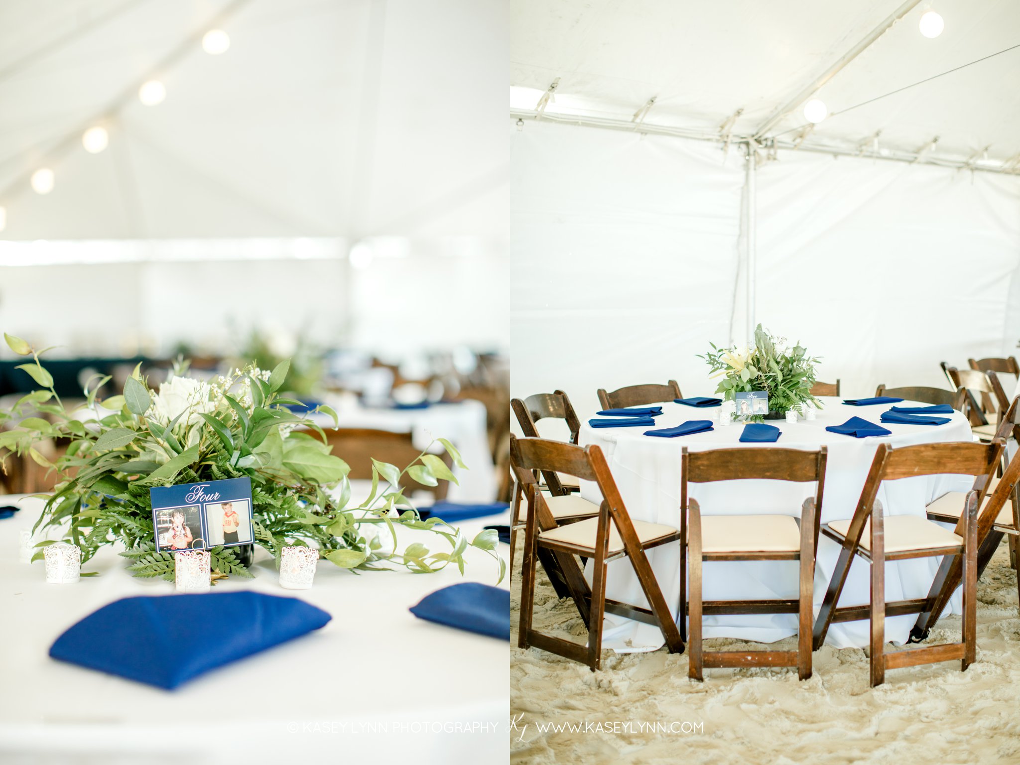 Beach Wedding Reception / Kasey Lynn Photography