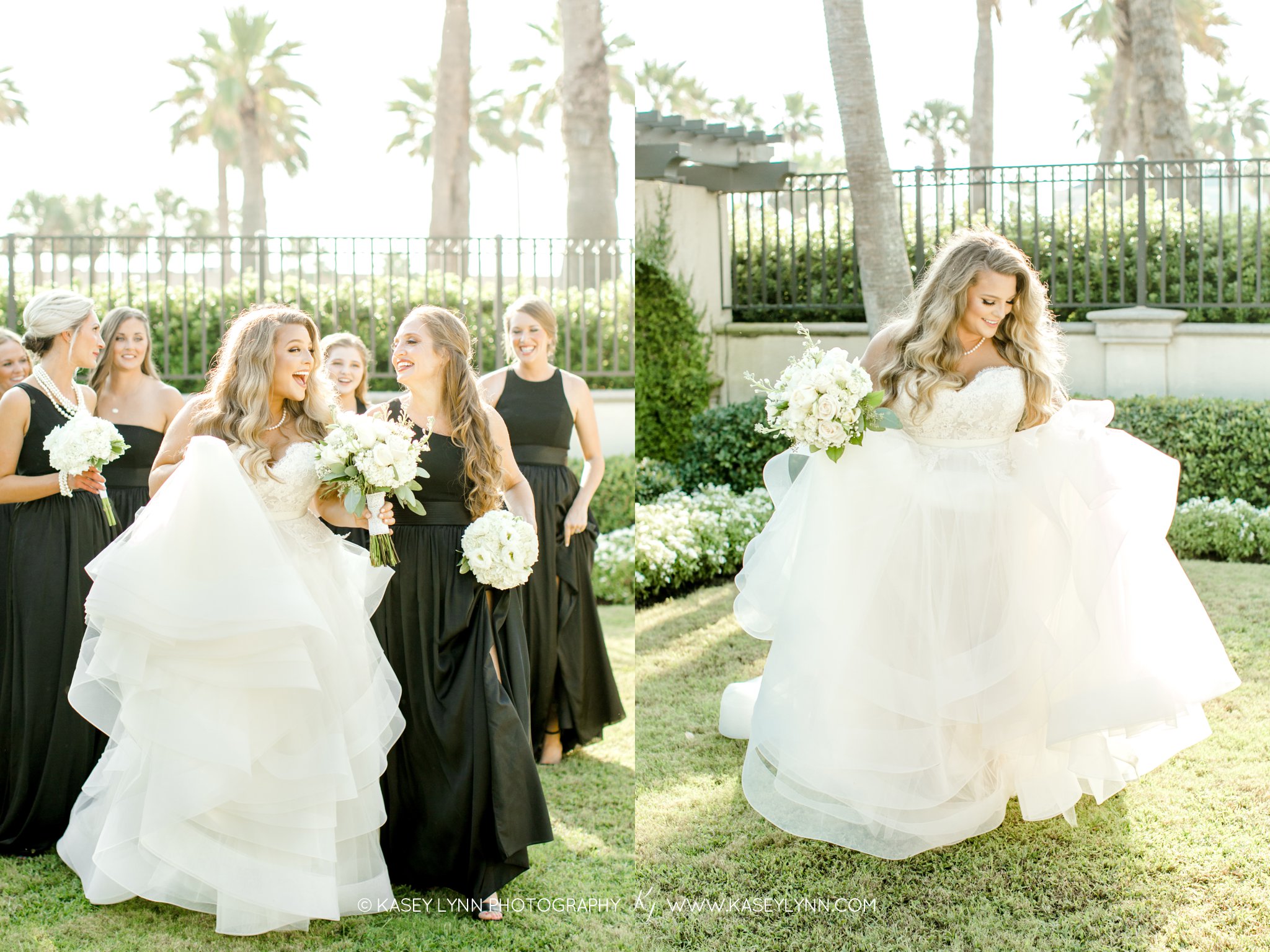 Black and Gold Wedding Colors / Kasey Lynn Photography