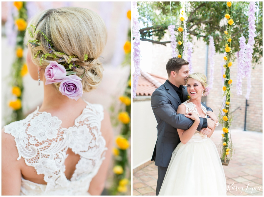 Kasey Lynn Photography / Purple and Yellow Wedding