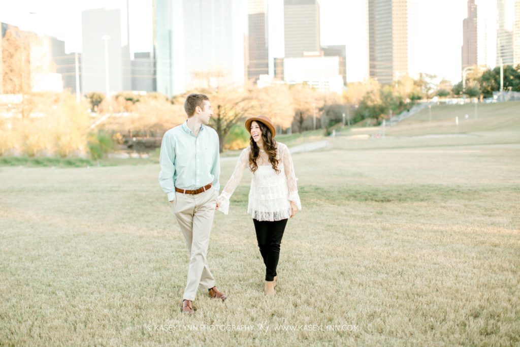 Downtown Houston engagement session, Kasey Lynn Photography