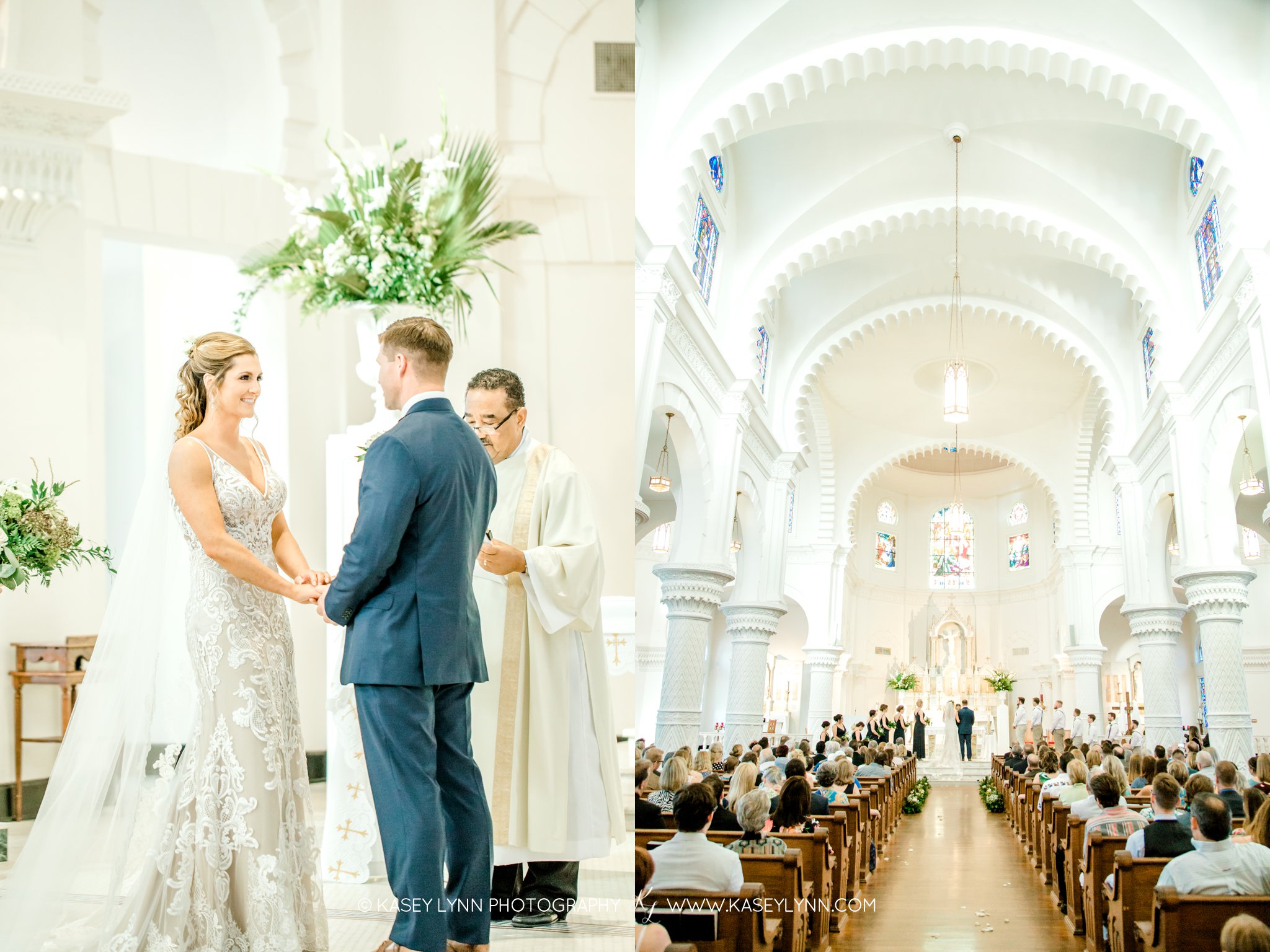 Sacred Heart Wedding / Kasey Lynn Photography