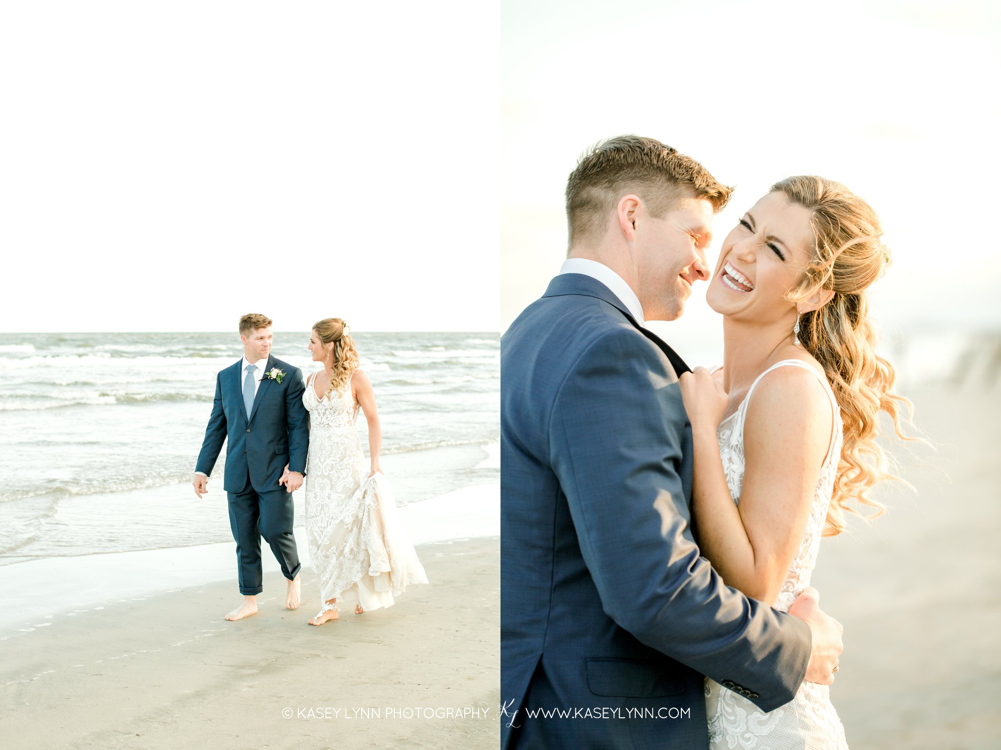 Beach Wedding Photographer / Kasey Lynn Photography