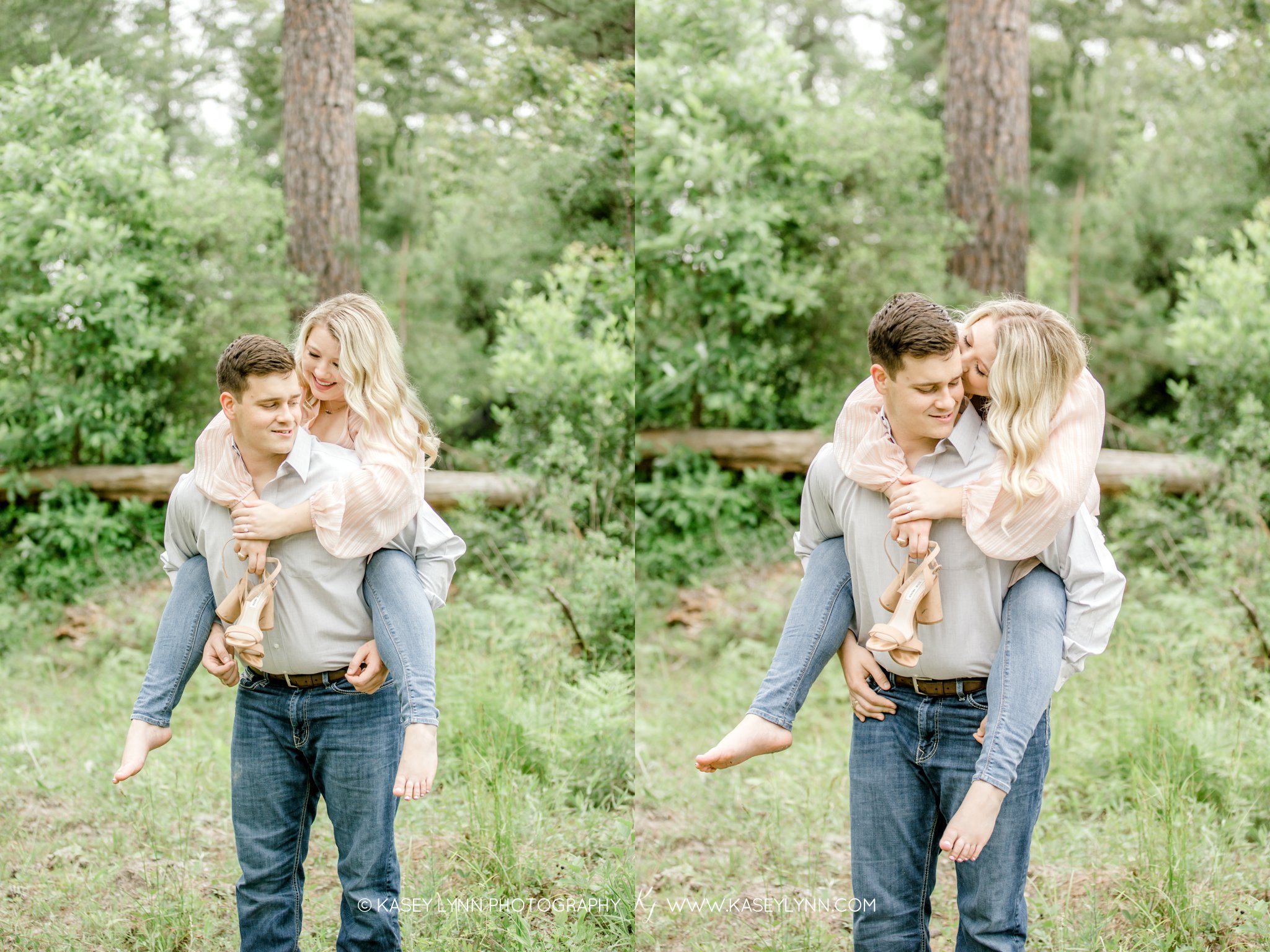 Wooded Engagement Session / Kasey Lynn Photography