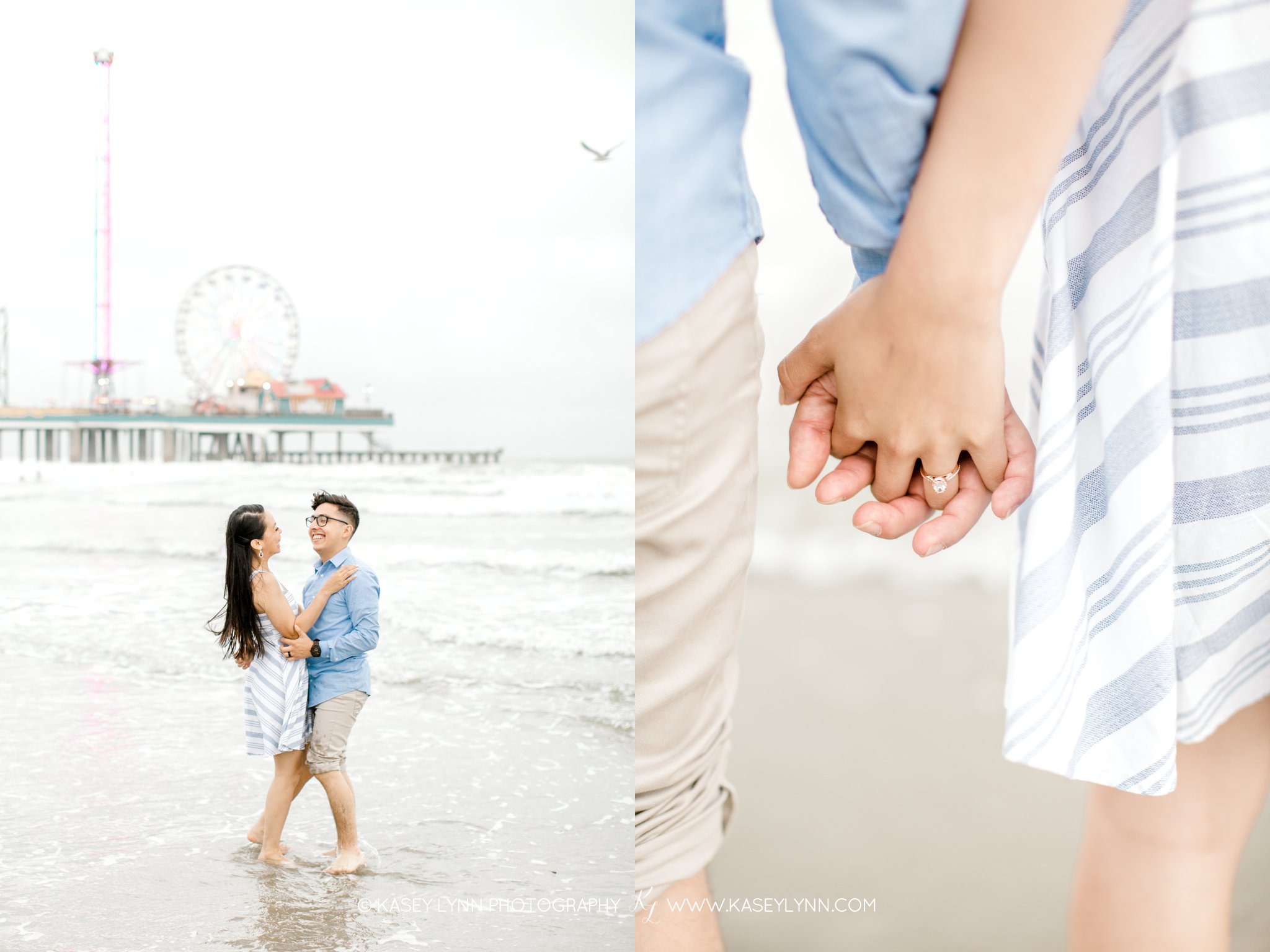 Beach engagement session / Kasey Lynn Photography